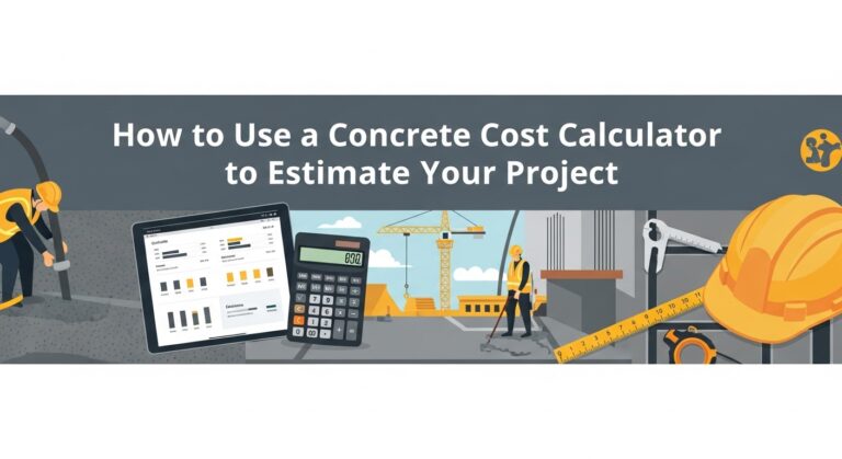 How to Use a Concrete Cost Calculator to Estimate Your Project