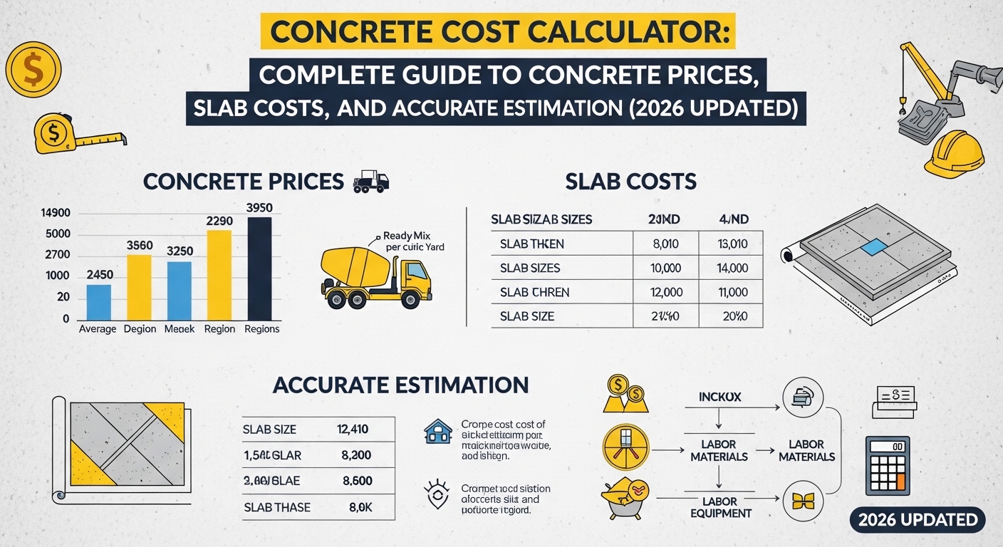 Concrete Cost Calculator Complete Guide to Concrete Prices