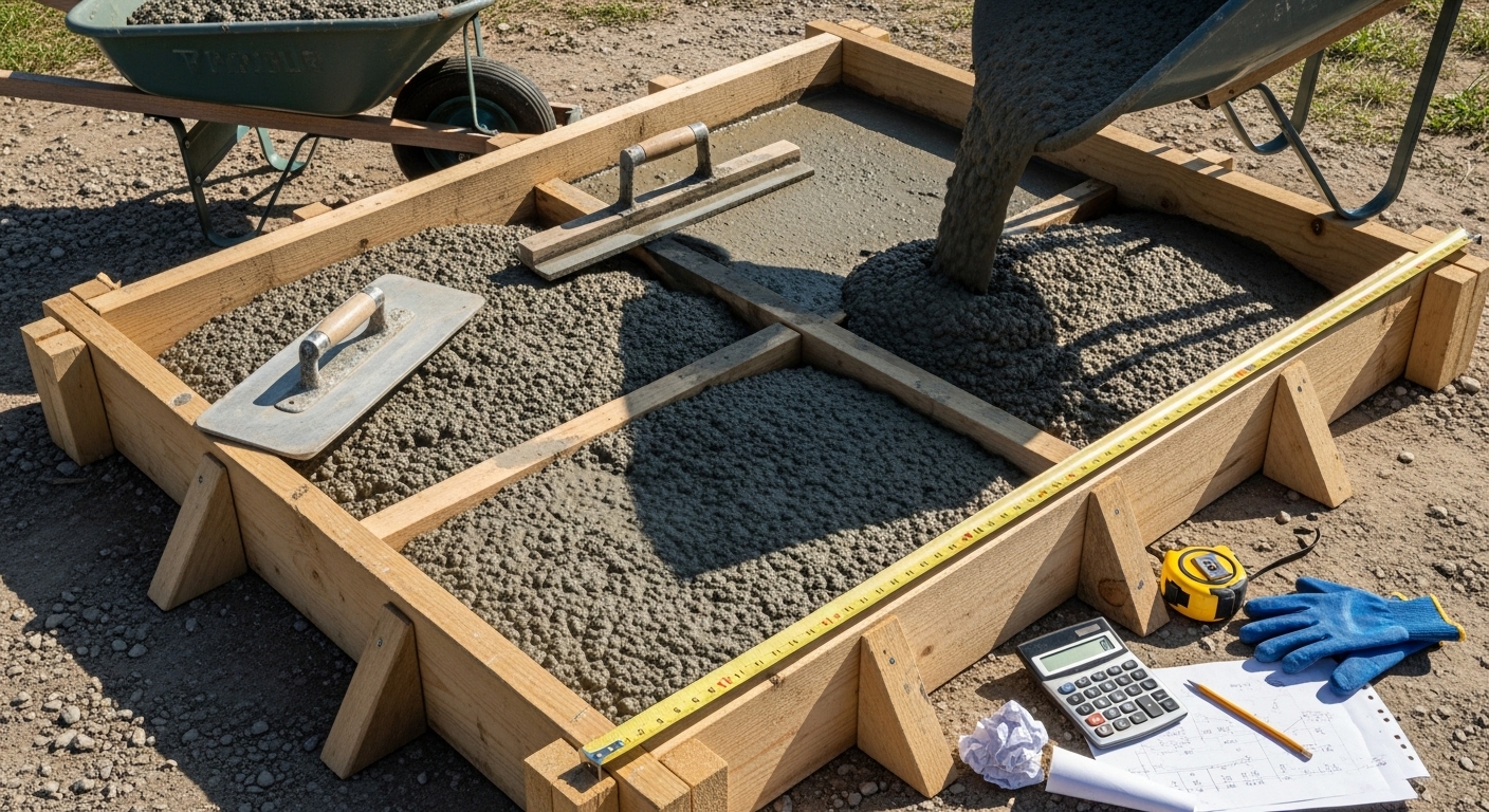 DIY concrete project